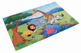 Böing Carpet Kindervloerkleed Lovely Kids 403 Motief wilde dieren, kin...