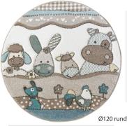 Paco Home Kindervloerkleed Cosmo 210 3d-design, schattig motief dieren...