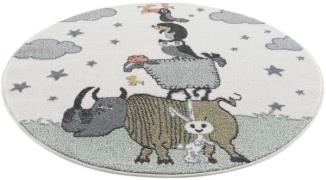 Carpet City Kindervloerkleed Anime9394 Speelkleed met dieren, zachte p...