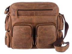 NU 20% KORTING: GreenLand Nature Messenger Bag Montenegro van echt lee...