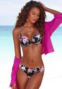 Lascana Push-upbikinitop Santini met gebloemd design