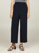 Tommy Hilfiger Persplooibroek FLUID TWILL WIDE LEG CROP