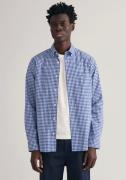Gant Overhemd met lange mouwen Regular Fit Gingham Poplin Overhemd sli...