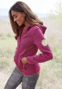 NU 20% KORTING: active by Lascana Fleecejack , trekking jas met capuch...