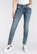 Herrlicher Slim fit jeans Touch met versierde achterzakken