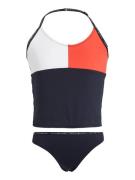 NU 20% KORTING: Tommy Hilfiger Swimwear Badpak TANKINI SET Kinderen to...