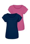 NU 20% KORTING: Vivance T-shirt met gehaakt kant op de schouders (Set ...