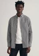 Gant Overhemd met lange mouwen Regular Fit Gingham Poplin Overhemd sli...
