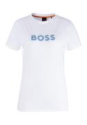 Boss Orange T-shirt C_Elogo Premium damesmode met contrasterende gekle...