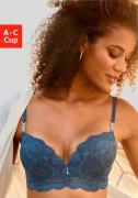 NU 20% KORTING: Lascana Push-up-bh met extravagante stras details op d...