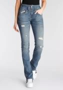 NU 20% KORTING: Herrlicher Bootcut jeans Pearl Destroyed-Look