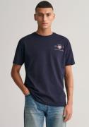 Gant T-shirt REG ARCHIVE SHIELD EMB SS T-SHIRT geïnspireerd door het a...