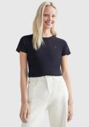 NU 20% KORTING: Tommy Hilfiger Shirt met ronde hals 1985 SLIM SLUB C-N...