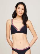 Tommy Hilfiger Swimwear Triangel-bikinitop TRIANGLE RP met ribstructuu...