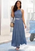 Lascana Maxi-jurk met all-over print, luchtige zomerjurk, strandjurk
