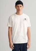 Gant T-shirt REG ARCHIVE SHIELD EMB SS T-SHIRT geïnspireerd door het a...
