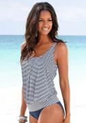 NU 20% KORTING: Lascana Oversized tankini in streepdesign