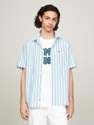 NU 20% KORTING: TOMMY JEANS Overhemd met korte mouwen TJM STRIPE LINEN...