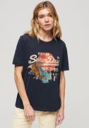 NU 20% KORTING: Superdry Shirt met print TOKYO VL RELAXED T SHIRT