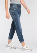 NU 20% KORTING: Herrlicher High-waist jeans Shyra Tap Denim Stretch