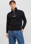 NU 20% KORTING: Jack & Jones Sweatshirt JORVESTERBRO SWEAT QUARTER ZIP...