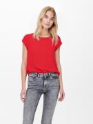 Only Blouse met korte mouwen ONLVIC S/S SOLID TOP NOOS PTM