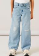 NU 20% KORTING: Name It 5-pocket jeans NKFROSE HW WIDE JEANS 141