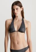 Calvin Klein Swimwear Triangel-bikinitop HALTERNECK TRIANGLE in glinst...