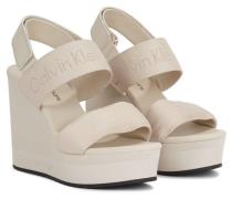 NU 20% KORTING: Calvin Klein Sleehaksandaaltjes WEDGE SANDAL WEBBING I...