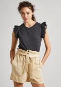 NU 20% KORTING: Pepe Jeans T-shirt Lindsay met ruches