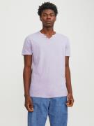 NU 20% KORTING: Jack & Jones T-shirt JJESPLIT NECK TEE SS NOOS