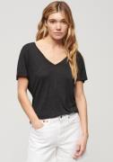 NU 20% KORTING: Superdry Shirt met V-hals STUDIOS SLUB EMB VEE TEE