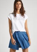 Pepe Jeans T-shirt Lilith met logoapplicatie