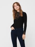 Only Kanten shirt ONLTILDE L/S HIGH NECK LACE TOP JRS