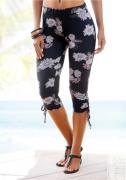 Lascana Caprilegging met plooien aan de zijkanten en all-over print, 3...