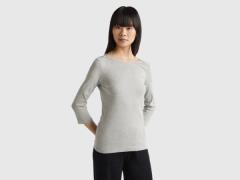 NU 20% KORTING: United Colors of Benetton Shirt met 3/4 mouwen met ton...