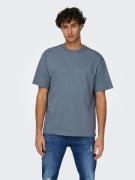 ONLY & SONS Shirt met ronde hals ONSFRED RLX SS TEE