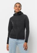 NU 20% KORTING: Jack Wolfskin Fleecejack WALDSEE HOODED JKT W