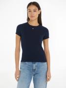 Tommy Jeans Curve T-shirt Slim Essential Rib