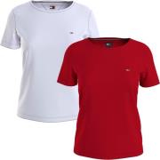 NU 20% KORTING: TOMMY JEANS Shirt met ronde hals TJW 2PACK SOFT JERSEY...