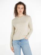 NU 20% KORTING: TOMMY JEANS Gebreide trui TJW ESSENTIAL CREW NECK SWEA...