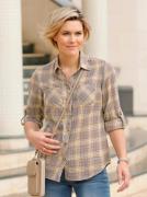 NU 20% KORTING: Casual Looks Flanellen blouse