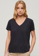 NU 20% KORTING: Superdry Shirt met V-hals STUDIOS SLUB EMB VEE TEE