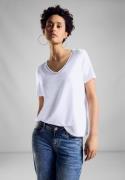 NU 20% KORTING: STREET ONE T-shirt met viscose