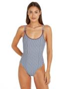 Tommy Hilfiger Swimwear Badpak ONE PIECE PRINT met gestreept patroon