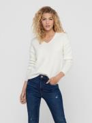 NU 20% KORTING: Only Trui met V-hals ONLCAMILLA V-NECK L/S PULLOVER KN...