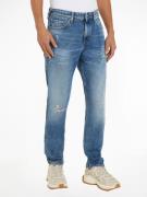 TOMMY JEANS Slim fit jeans SCANTON Y met used-effecten