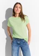 Cecil T-shirt met knoopdetail