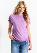 NU 20% KORTING: Cecil T-shirt met knoopdetail