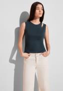 NU 20% KORTING: STREET ONE Shirttop met uitsparing